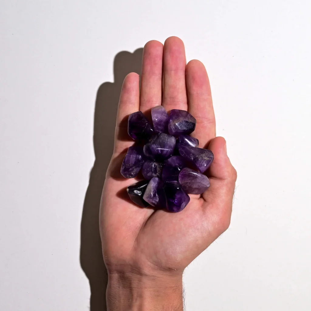 Current image: amethyst tumble stone benefits