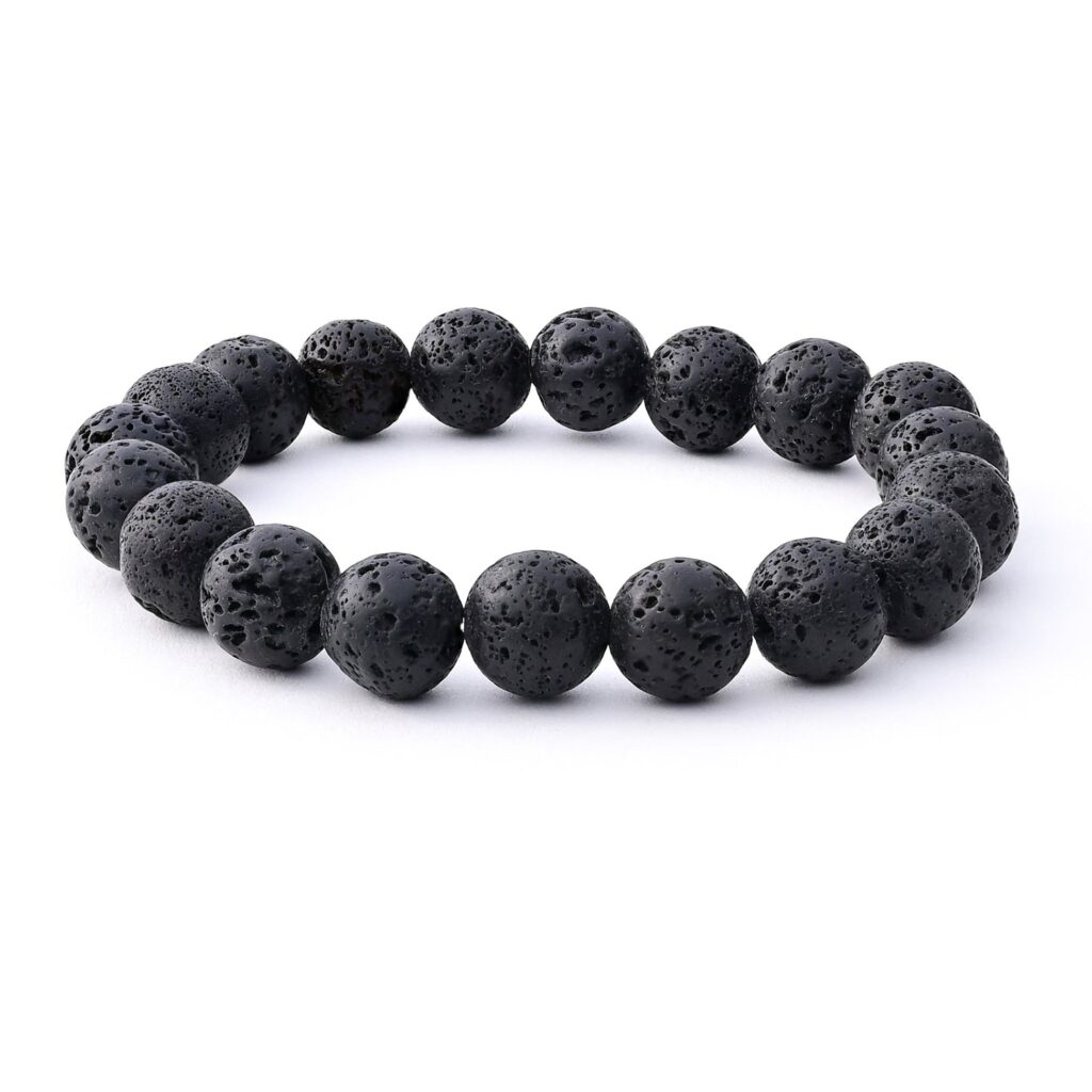 Current image: lava stone bracelet
